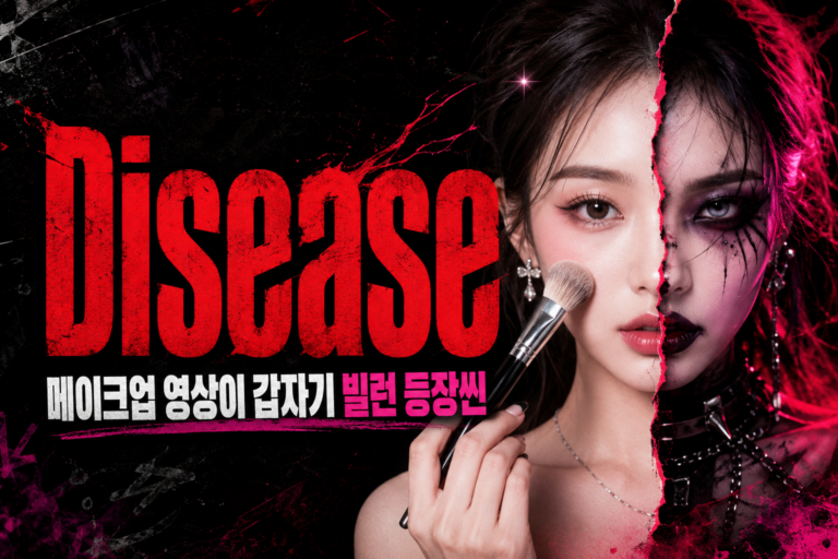 Disease, 메이크업 영상이 갑자기 빌런 등장씬