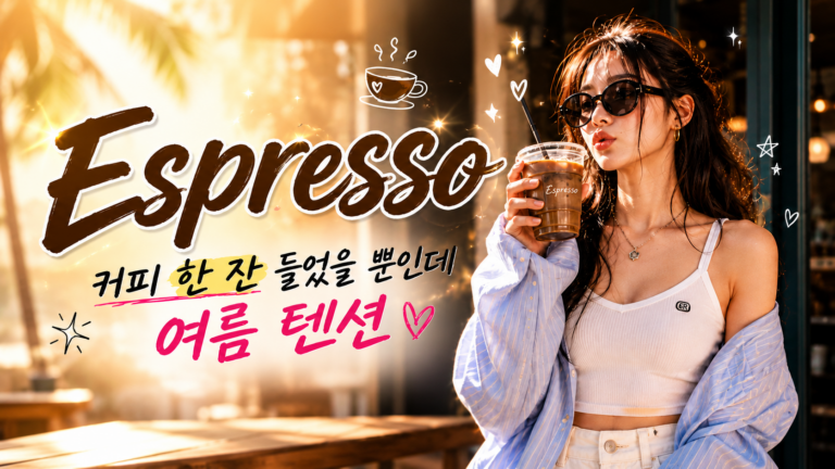 Espresso, 커피 한 잔 들었을 뿐인데 여름 텐션