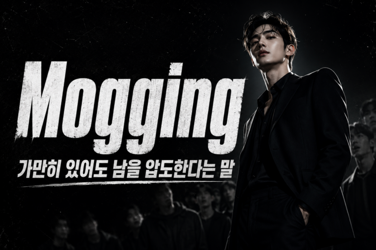 Mogging, 가만히 있어도 남을 압도한다는 말
