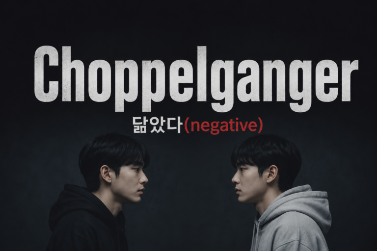 Choppelganger, 닮았다(negative)