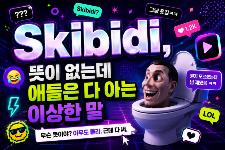 Skibidi, 뜻이 없는데 애들은 다 아는